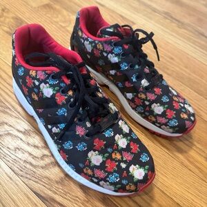 Adidas ZX FLUX J fashion Floral Core Black/FTW White/RUB Red size 6.5